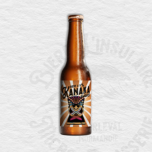 Bière Insulaire kanaka ambrée micro brasserie insulaire normandie