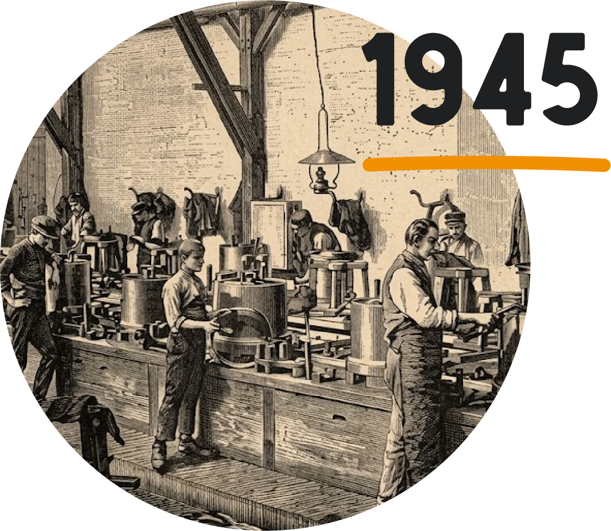 illustration de tréfilerie dans les anciens bâtiments de la Brasserie Insulaire